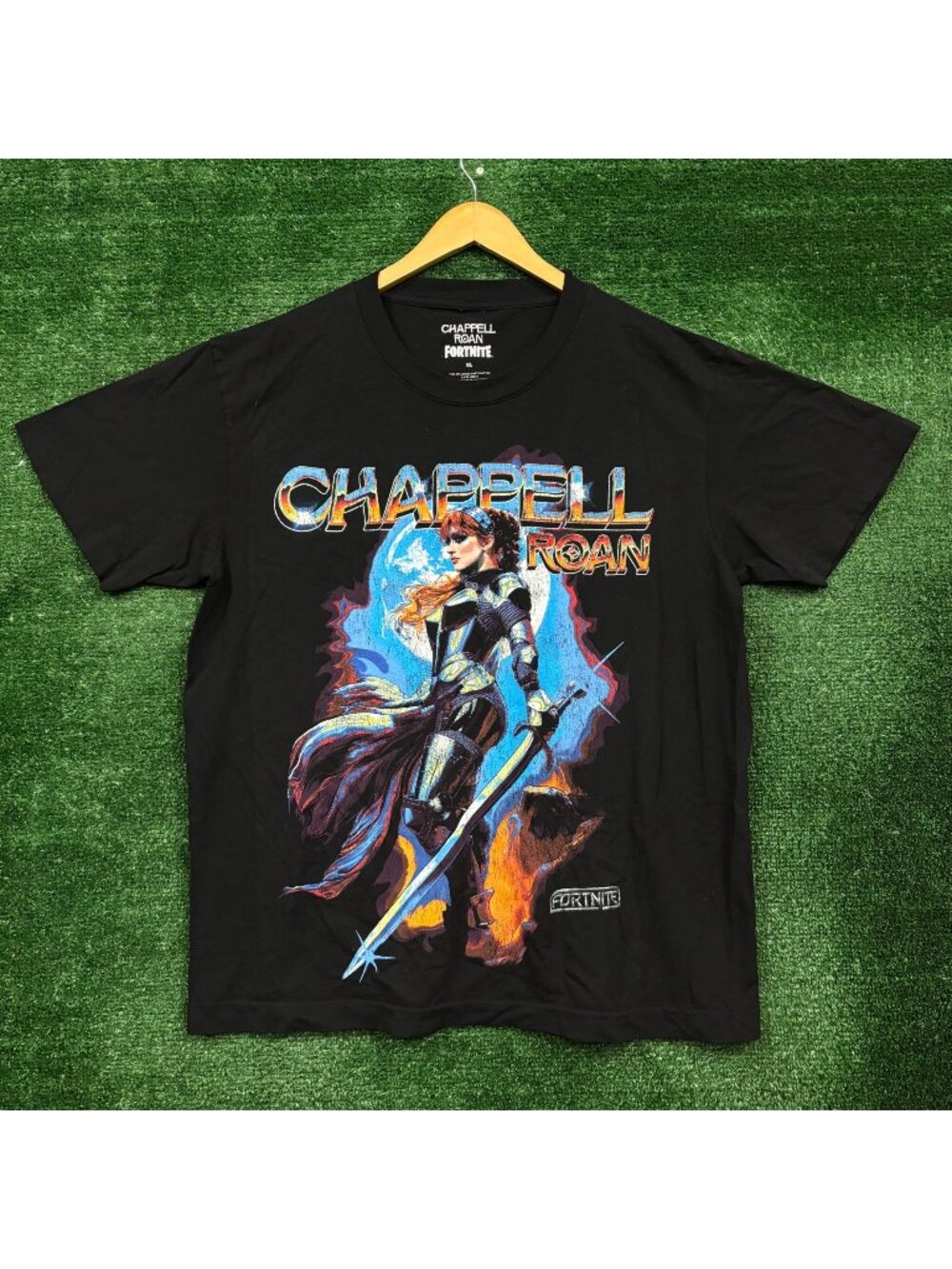 Fortnite x Chappell Roan Sword Wielding Knight T-Shirt Size Extra Large